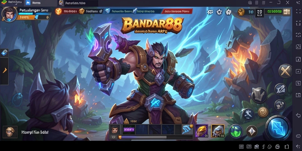 Tampilan gameplay seru dan mendebarkan dalam BANDAR88.