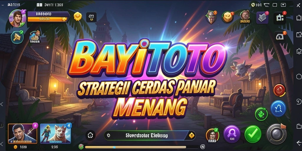 Screenshot utama gameplay BAYITOTO yang menunjukkan aksi strategi.