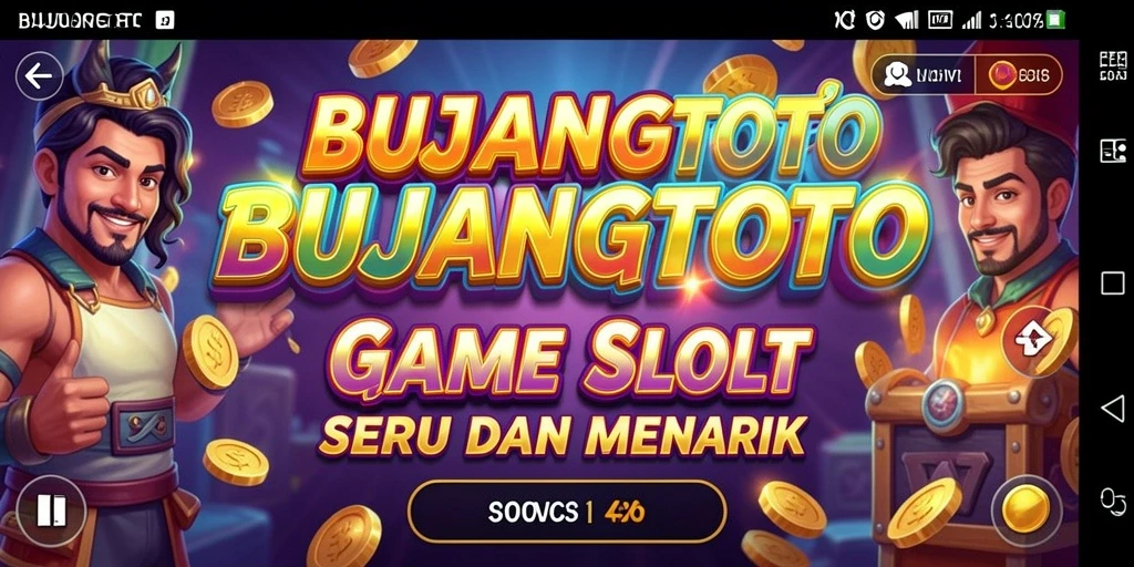 Tampilan menarik permainan Slot dalam BUJANGTOTO.