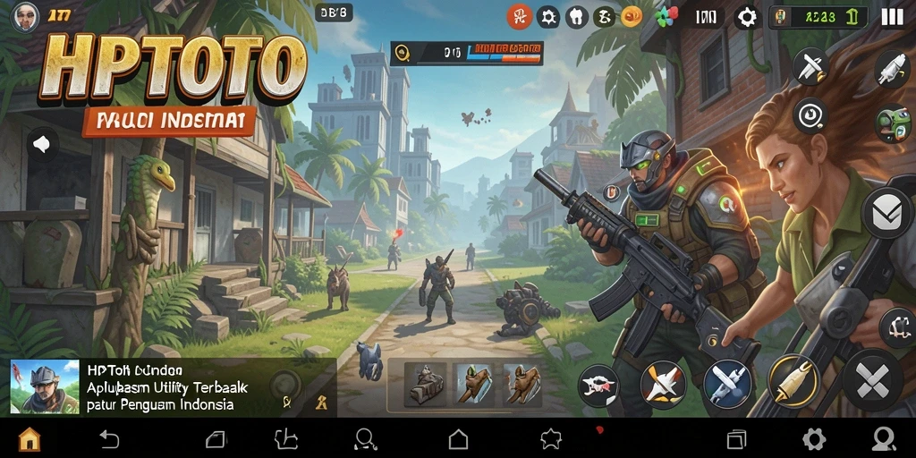 Tampilan antarmuka HPTOTO yang modern dan user-friendly.
