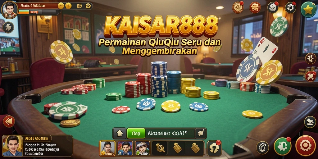 Tampilan gameplay QiuQiu yang seru di KAISAR888.