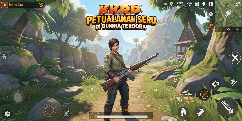 Tampilan gameplay KKRP yang menakjubkan dan seru.