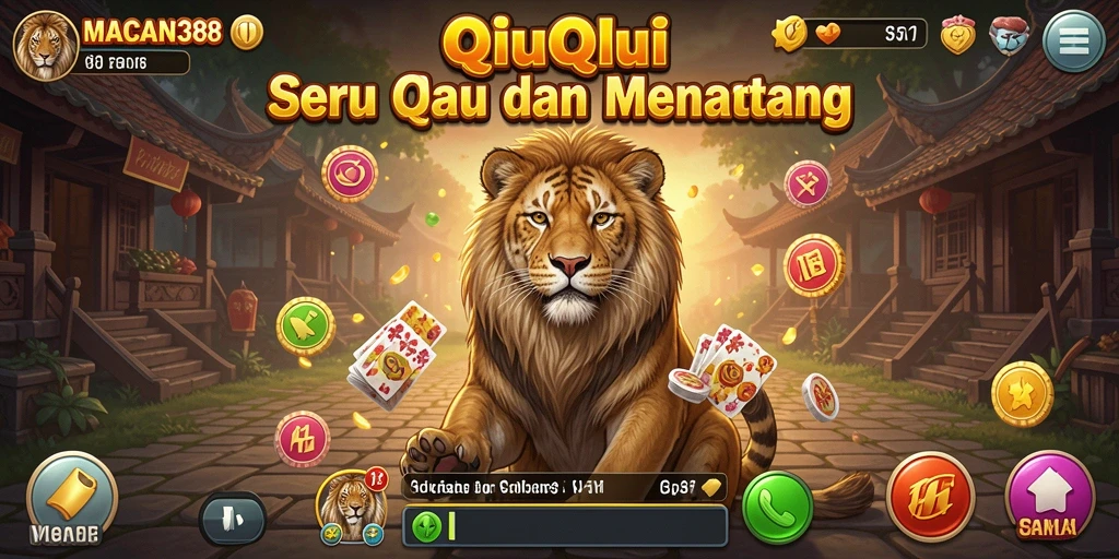 Tampilan gameplay seru dari QiuQiu di MACAN388.