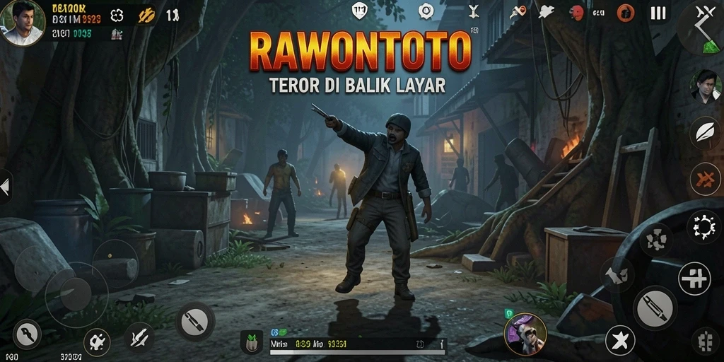 Screenshot gameplay menegangkan di dalam RAWONTOTO.