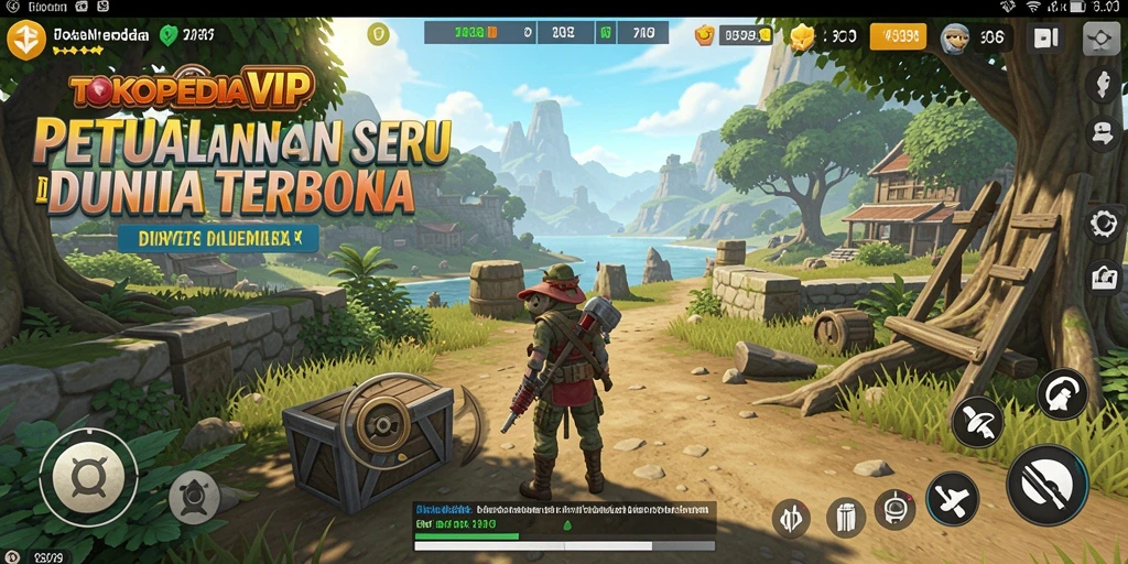 Tampilan gameplay seru di dunia terbuka TOKOPEDIAVIP.